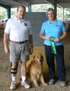 SmallPicture of Merlin earning 2nd AX leg