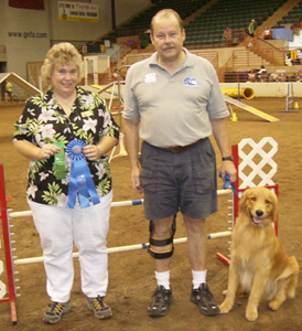 SmallPicture of Merlin earning 2nd NAJ leg