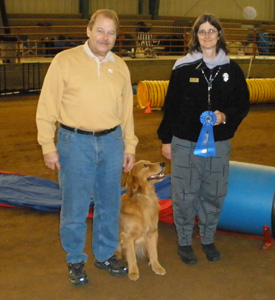 SmallPicture of Merlin earning 2nd OA leg