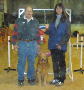 SmallPicture of Merlin earning 3rd OA leg