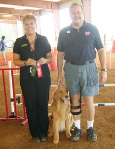 SmallPicture of Merlin earning 2nd OAJ leg