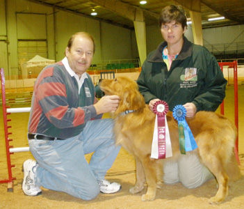 SmallPicture of Merlin earning 3rd OAJ leg