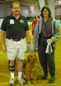 SmallPicture of Tryssie earning 2nd leg