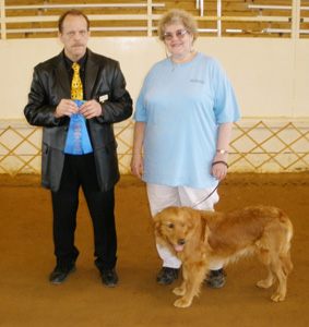 SmallPicture of Tryssie earning 1st GO leg