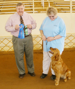 SmallPicture of Tryssie earning 2nd GO leg