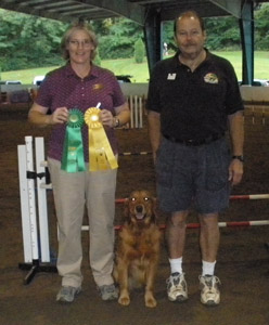 SmallPicture of Tryssie earning 3rd leg