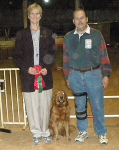 SmallPicture of Tryssie earning 2nd leg