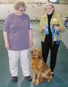 SmallPicture of Tryssie earning 1st UD leg