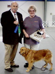 SmallPicture of Tryssie earning 2nd UD leg