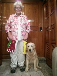 SmallPicture of Rhys earning 2nd PCD leg